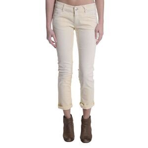 NWT Closed Lime Starlet Yellow 4 Pocket Crop Jeans